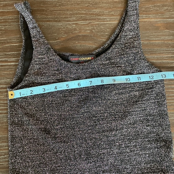 Candy couture ladies, sparkling tank top in size small. - Picture 6 of 7